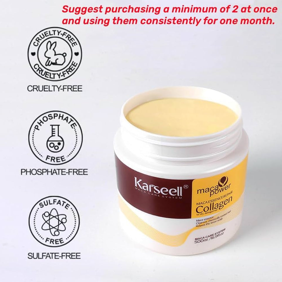 Mascarilla de Cabello Karseell Maca Power Collagen