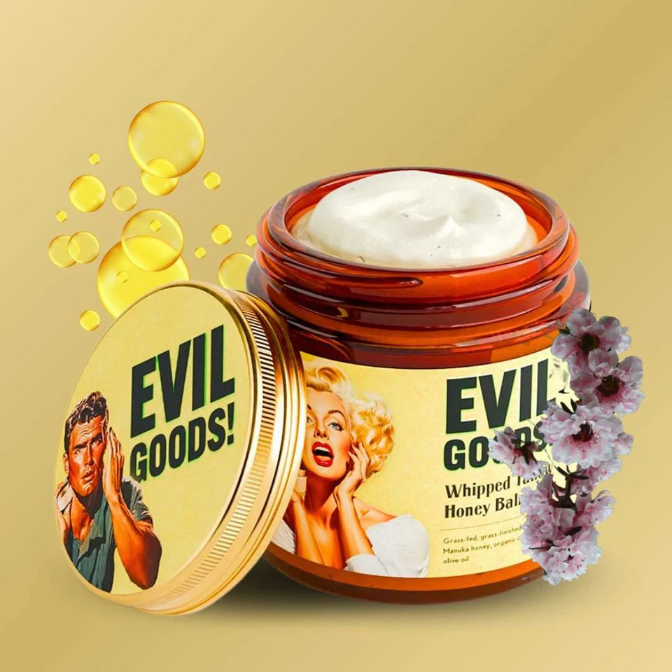 EvilGoods® - Crema Orgánica de Sebo de res - Bote de Vidrio